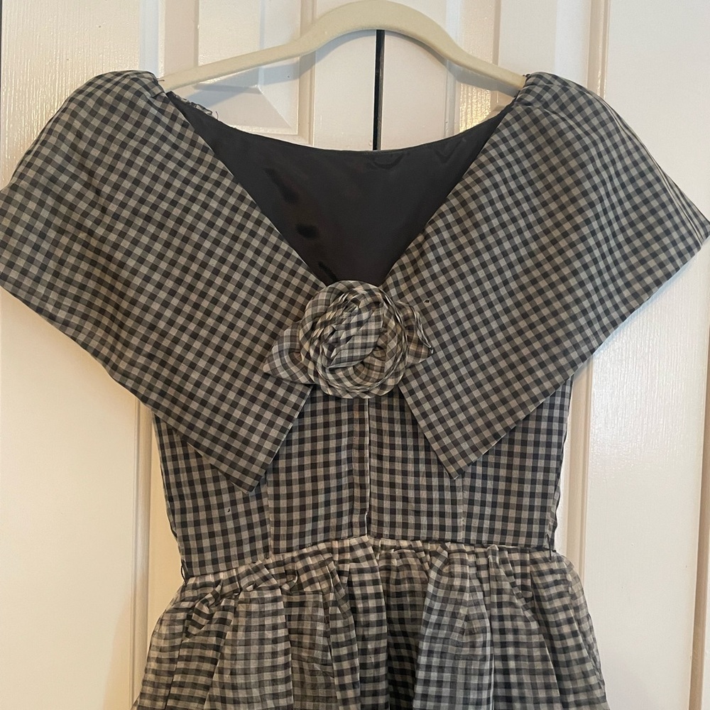 Vintage Tailored Junior 1950-1960’s Party Gingham Dress